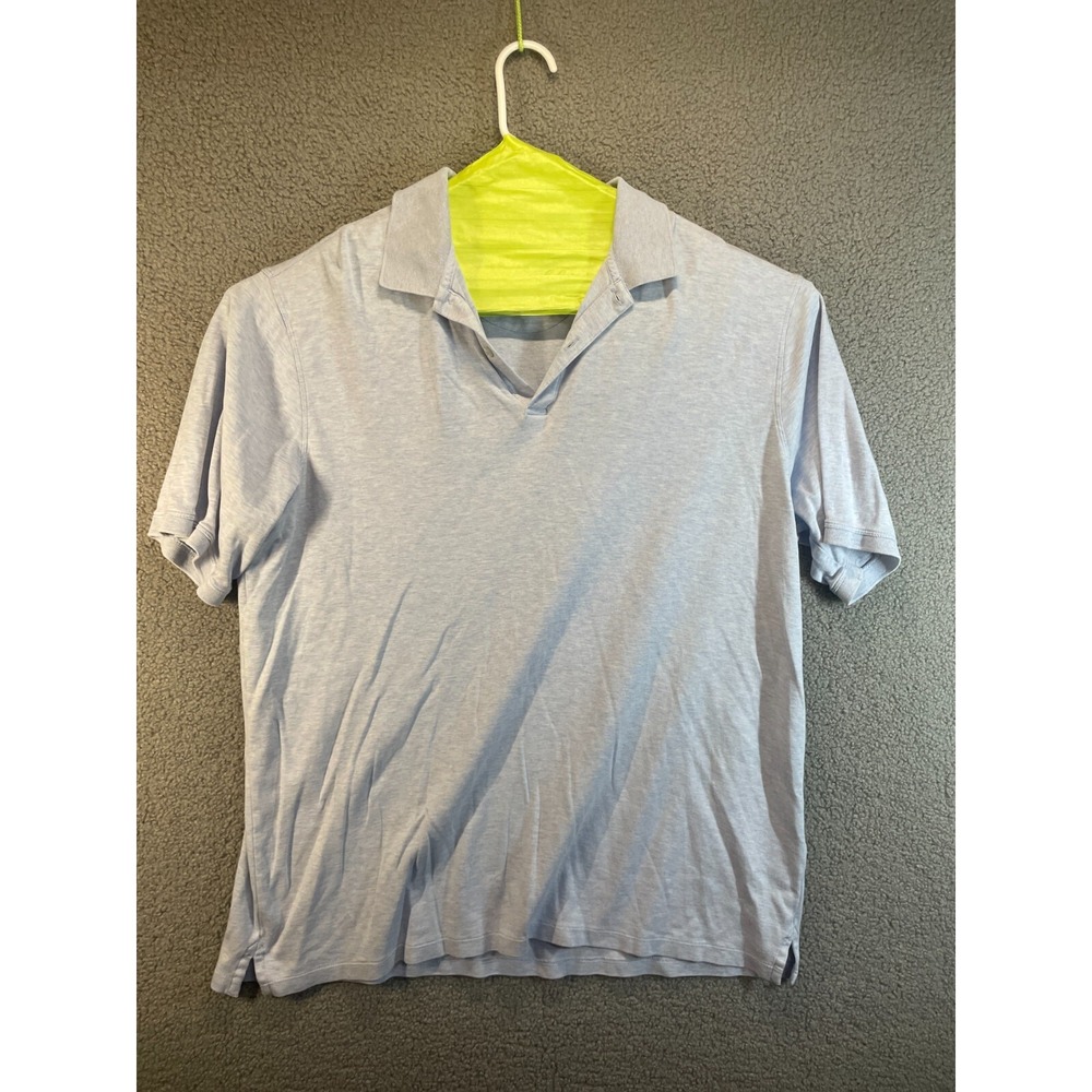 Roundtree‎ & Yorke Supima Polo Shirt Mens Size XLT Blue